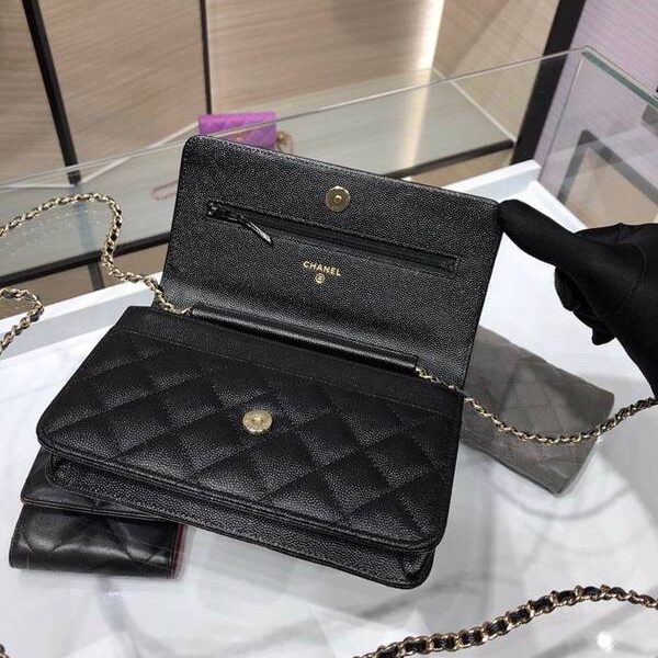 原版A貨chanel挎包chanel 2020秋冬最新款woc 魚子醬牛皮 19cm AP1794Yxxqb10946