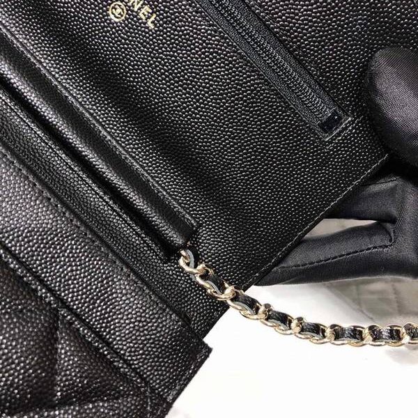 原版A貨chanel挎包chanel 2020秋冬最新款woc 魚子醬牛皮 19cm AP1794Yxxqb10946
