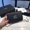 頂級高仿chanel挎包香奈兒CHANEL升級版2020年秋冬新款12個顏色woc發財包 荔枝細球紋牛皮材質 1894xxqb10972