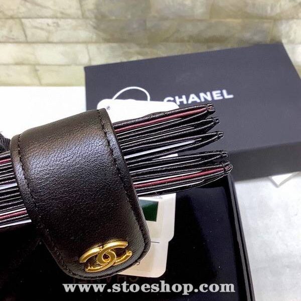 高仿包chanel卡包名片夾香奈兒CHANEL新款多隔層風琴卡包 六個隔層容量xxqb11078