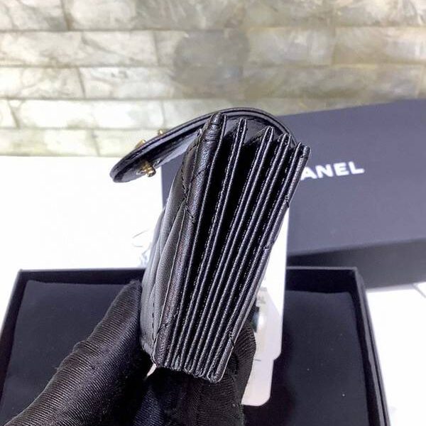 高仿包chanel卡包名片夾香奈兒CHANEL新款多隔層風琴卡包 六個隔層容量xxqb11078