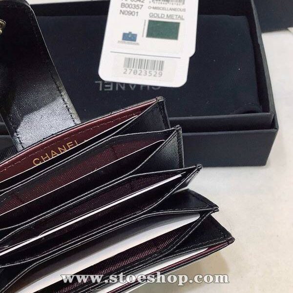 高仿包chanel卡包名片夾香奈兒CHANEL新款多隔層風琴卡包 六個隔層容量xxqb11078