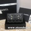 顶级高仿chanel挎包香奈兒CHANEL復古風大CC小顆粒荔枝紋牛皮翻蓋口蓋中長錢夾xxqb11095