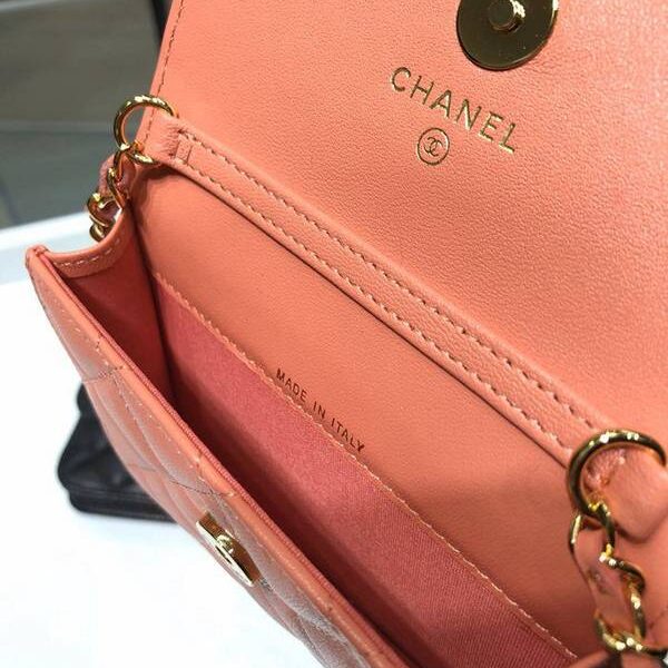 最高等級chanel挎包chanel 2021新品 彩鑽woc mimi包 精緻的小羊皮 經典的菱格紋 AP1942Yxxqb11200