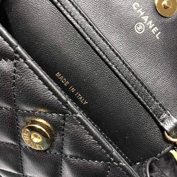 高仿包包批發chanel挎包chanel 2021新品 彩鑽woc mimi包 精緻的小羊皮 經典的菱格紋 AP1942Yxxqb11202