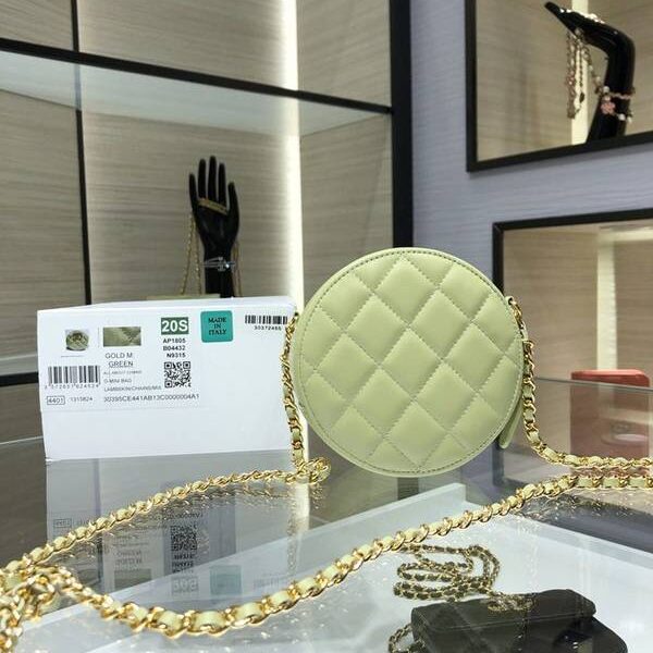 高仿精品批發chanel挎包chanel 2021新品 彩鑽woc mimi包 精緻的小羊皮 經典的菱格紋 AP1942Yxxqb11203
