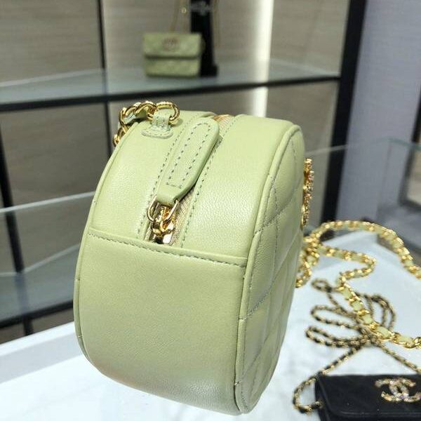 高仿精品批發chanel挎包chanel 2021新品 彩鑽woc mimi包 精緻的小羊皮 經典的菱格紋 AP1942Yxxqb11203