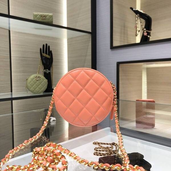 高仿包chanel挎包chanel 2021新品 彩鑽woc mimi包 精緻的小羊皮 經典的菱格紋 AP1942Yxxqb11204