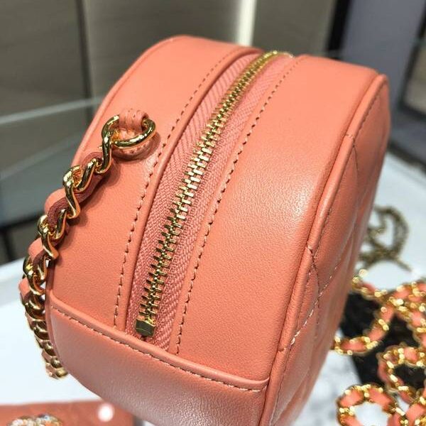 高仿包chanel挎包chanel 2021新品 彩鑽woc mimi包 精緻的小羊皮 經典的菱格紋 AP1942Yxxqb11204