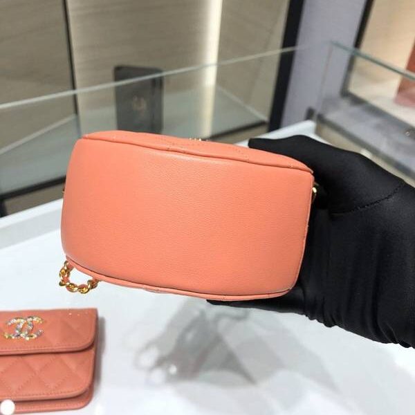 高仿包chanel挎包chanel 2021新品 彩鑽woc mimi包 精緻的小羊皮 經典的菱格紋 AP1942Yxxqb11204