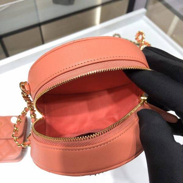 高仿包chanel挎包chanel 2021新品 彩鑽woc mimi包 精緻的小羊皮 經典的菱格紋 AP1942Yxxqb11204
