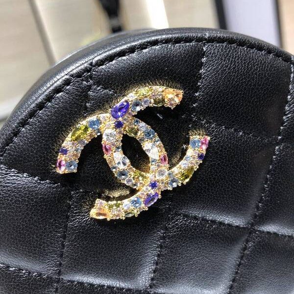 高仿包chanel挎包chanel 2021新品 彩鑽woc mimi包 精緻的小羊皮 經典的菱格紋 AP1942Yxxqb11205