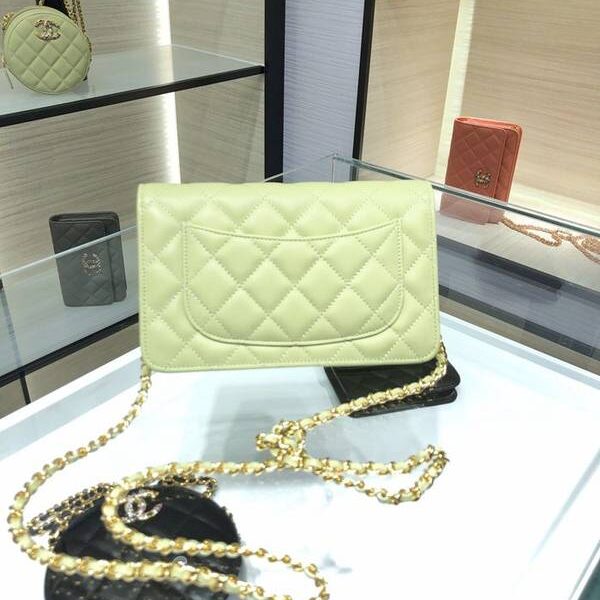 高仿精品推薦chanel挎包chanel 2021新品 彩鑽Woc包 精緻的小羊皮 經典的菱格紋 AP1943Yxxqb11206