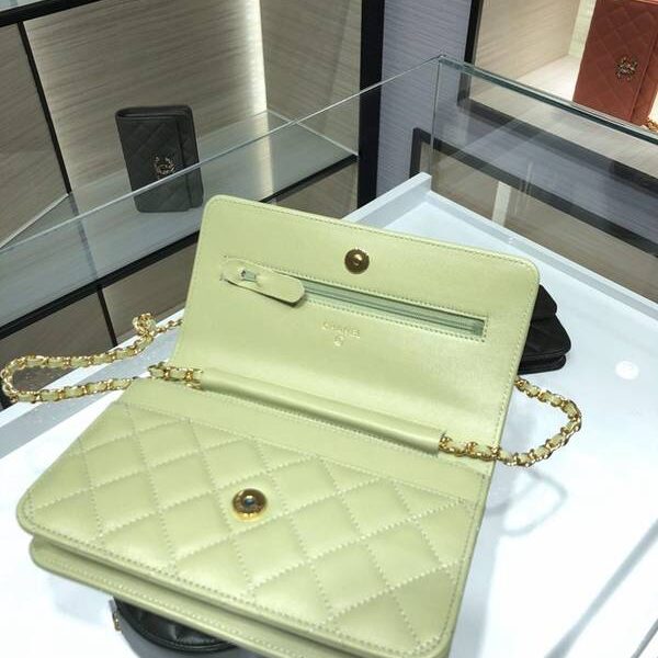 高仿精品推薦chanel挎包chanel 2021新品 彩鑽Woc包 精緻的小羊皮 經典的菱格紋 AP1943Yxxqb11206
