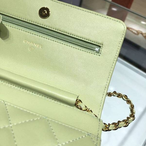 高仿精品推薦chanel挎包chanel 2021新品 彩鑽Woc包 精緻的小羊皮 經典的菱格紋 AP1943Yxxqb11206