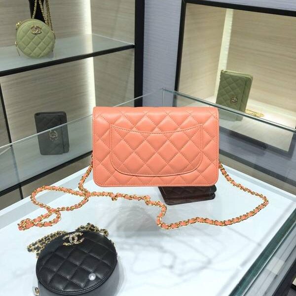高仿包包批發chanel挎包chanel 2021新品 彩鑽Woc包 精緻的小羊皮 經典的菱格紋 AP1943Yxxqb11207