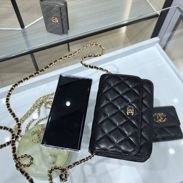奢侈品a貨chanel挎包chanel 2020新品 mini woc 經典菱格 魚子醬 AP1649Yxxqb11209