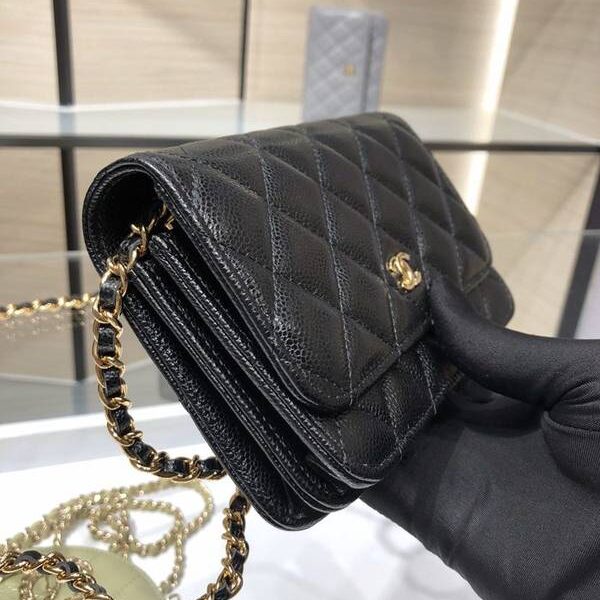 奢侈品a貨chanel挎包chanel 2020新品 mini woc 經典菱格 魚子醬 AP1649Yxxqb11209