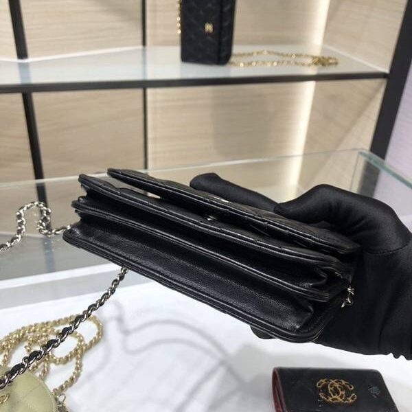 高仿包包chanel挎包chanel 2020新品 mini woc 經典菱格 魚子醬 AP1649Yxxqb11211
