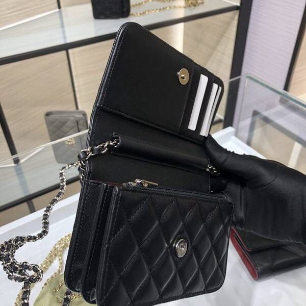 高仿包包chanel挎包chanel 2020新品 mini woc 經典菱格 魚子醬 AP1649Yxxqb11211