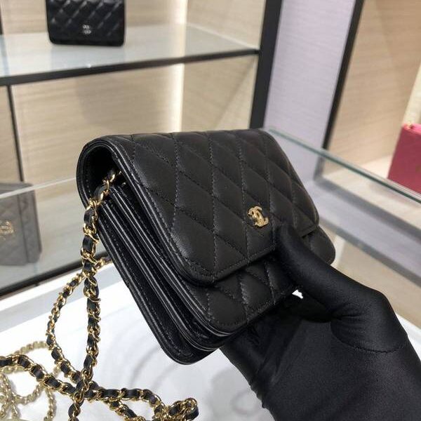 高仿網台灣chanel挎包chanel 2020新品 mini woc 經典菱格 魚子醬 AP1649Yxxqb11212
