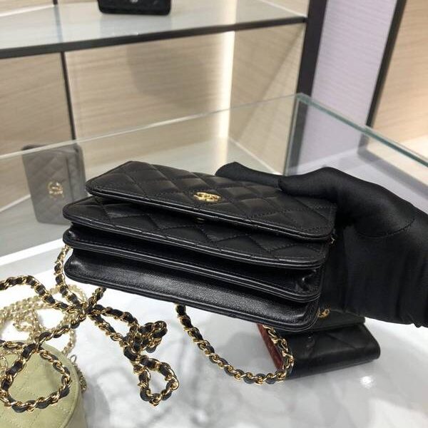 高仿網台灣chanel挎包chanel 2020新品 mini woc 經典菱格 魚子醬 AP1649Yxxqb11212