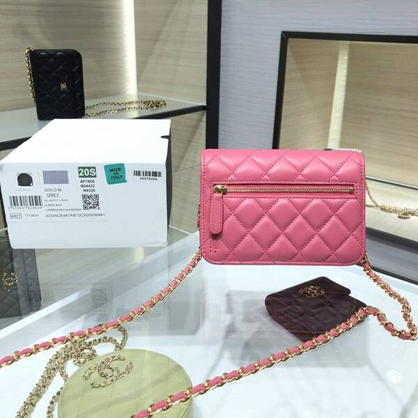 奢侈品1：1chanel挎包chanel 2020新品 mini woc 經典菱格 魚子醬 AP1649Yxxqb11213