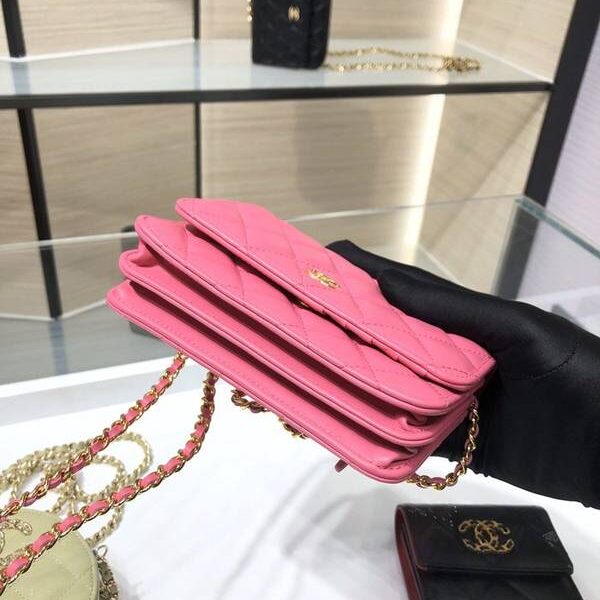 奢侈品1：1chanel挎包chanel 2020新品 mini woc 經典菱格 魚子醬 AP1649Yxxqb11213