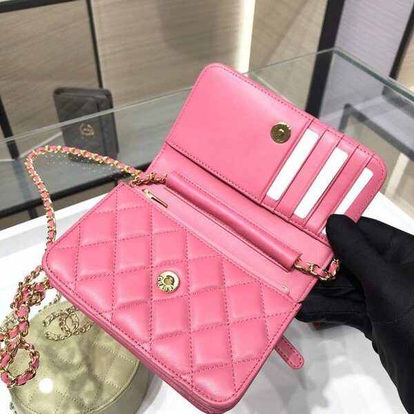 奢侈品1：1chanel挎包chanel 2020新品 mini woc 經典菱格 魚子醬 AP1649Yxxqb11213