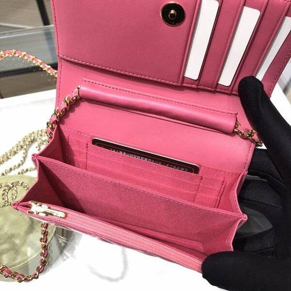 奢侈品1：1chanel挎包chanel 2020新品 mini woc 經典菱格 魚子醬 AP1649Yxxqb11213