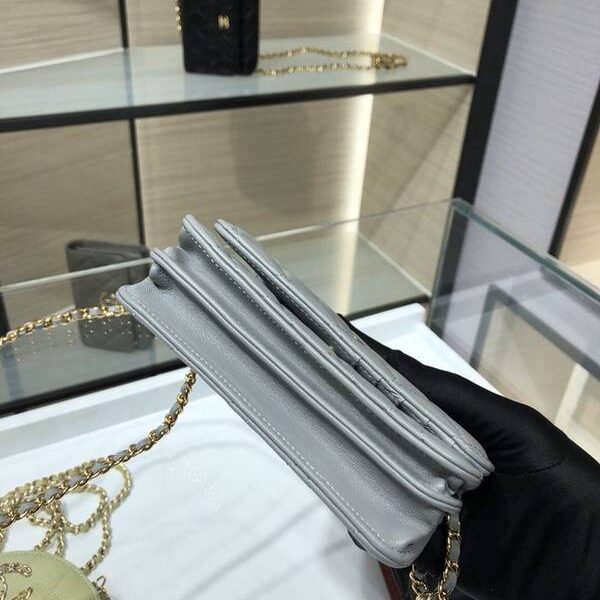 最高等級chanel挎包chanel 2020新品 mini woc 經典菱格 魚子醬 AP1649Yxxqb11214