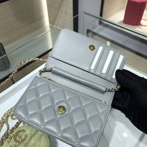 最高等級chanel挎包chanel 2020新品 mini woc 經典菱格 魚子醬 AP1649Yxxqb11214