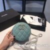經典款A貨chanel挎包香奈兒CHANEL升級版2020年秋冬新款 最新圓餅包 12個顏色荔枝細球紋牛皮材質xxqb11221