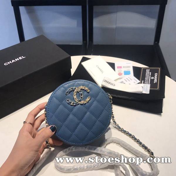 高仿A貨chanel挎包香奈兒CHANEL升級版2020年秋冬新款 最新圓餅包 12個顏色荔枝細球紋牛皮材質xxqb11223