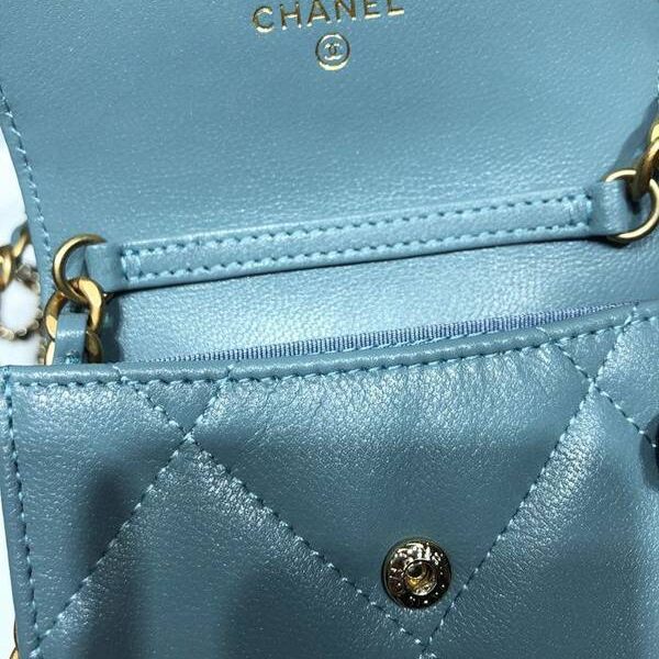 頂級1：1chanel挎包Chanel 2021新品 19系列新款小羊皮 零錢包 卡包 AP1787Axxqb11294