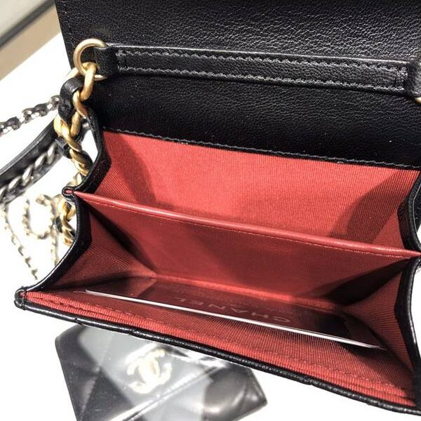 奢侈品chanel挎包Chanel 2021新品 19系列新款小羊皮 零錢包 卡包 AP1787Axxqb11295