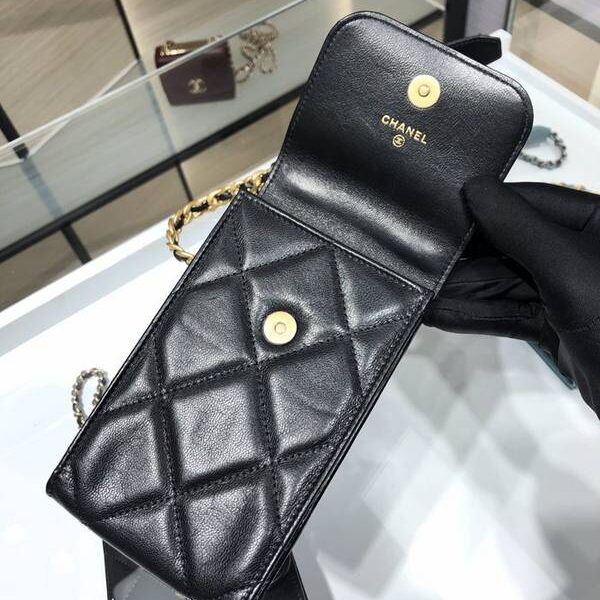 頂級高仿chanel挎包Chanel 2021新品 19系列新款小羊皮 零錢包 卡包 AP1787Axxqb11297