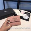 原版A貨chanel短錢包香奈兒CHANEL2020年秋冬新款 最新短款三折錢夾12個顏色荔枝細球紋牛皮xxqb11330