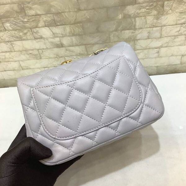 高仿chanel挎包chanel2020春夏新款 羊皮金屬球mini CF方胖子金珠可調節斜挎單肩包尺寸18cm 20cm xxqb11341