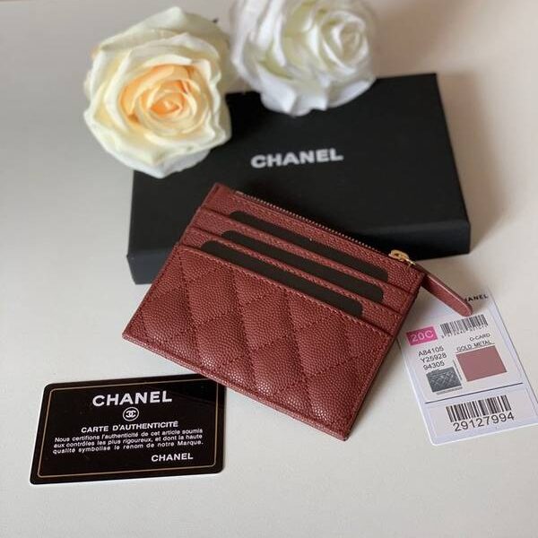 高仿精品chanel卡包名片夾chanel 拉鏈零錢包 卡包 頂級高仿名牌 84105xxqb11364