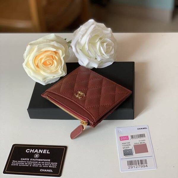 高仿精品chanel卡包名片夾chanel 拉鏈零錢包 卡包 頂級高仿名牌 84105xxqb11364
