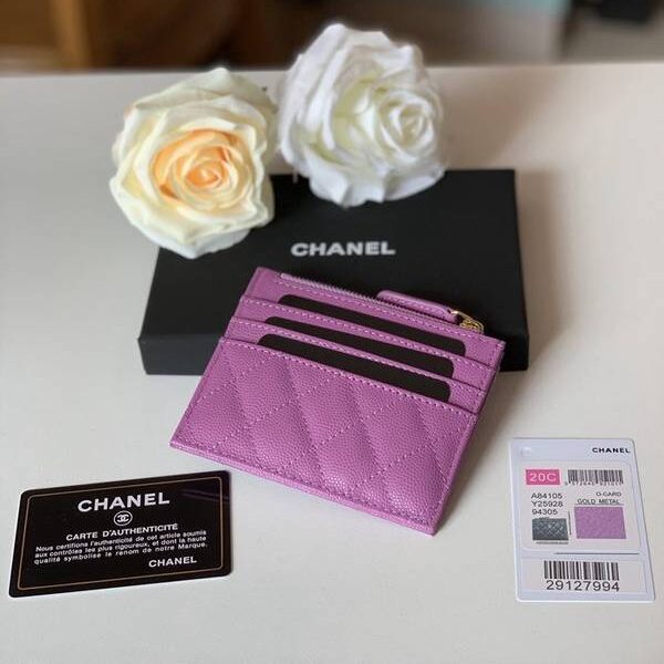 頂級高仿chanel卡包名片夾chanel 拉鏈零錢包 卡包 頂級高仿名牌 84105xxqb11365