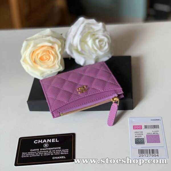 頂級高仿chanel卡包名片夾chanel 拉鏈零錢包 卡包 頂級高仿名牌 84105xxqb11365