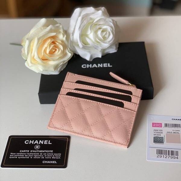 頂級原單chanel卡包名片夾chanel 拉鏈零錢包 卡包 頂級高仿名牌 84105xxqb11366