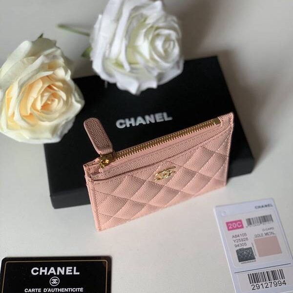 頂級原單chanel卡包名片夾chanel 拉鏈零錢包 卡包 頂級高仿名牌 84105xxqb11366