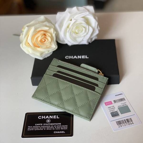 最高等級chanel卡包名片夾chanel 拉鏈零錢包 卡包 頂級高仿名牌 84105xxqb11367