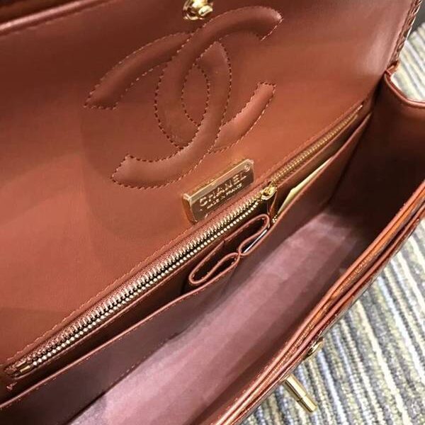 一比一高仿奢侈品香奈兒A01112最新經典款CF小牛皮壓花蜥蜴紋時尚單肩鏈條口蓋包chb11041
