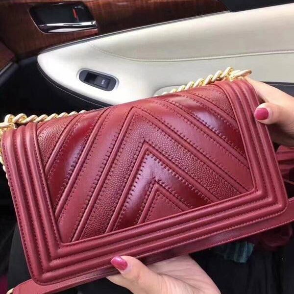 信譽品質第一chanel拼皮大V刺繡原版牛皮球紋油臘牛皮平紋牛皮chb11138