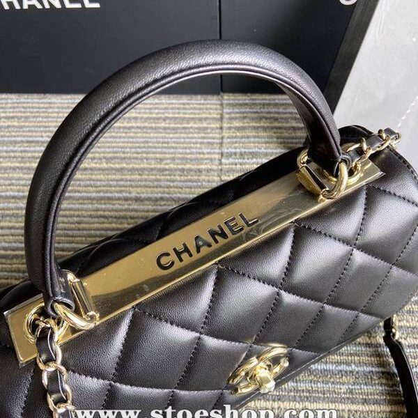 chanel老花單肩斜挎包chanel小號口蓋包chb11174