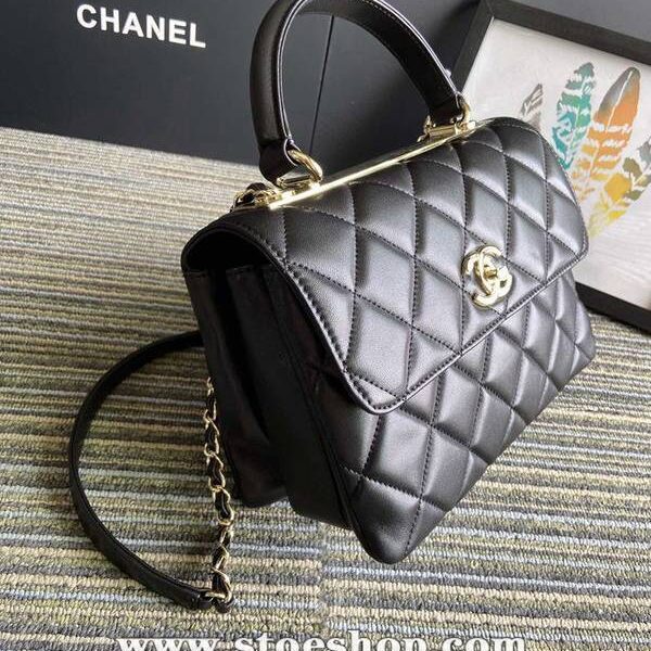 chanel老花單肩斜挎包chanel小號口蓋包chb11174